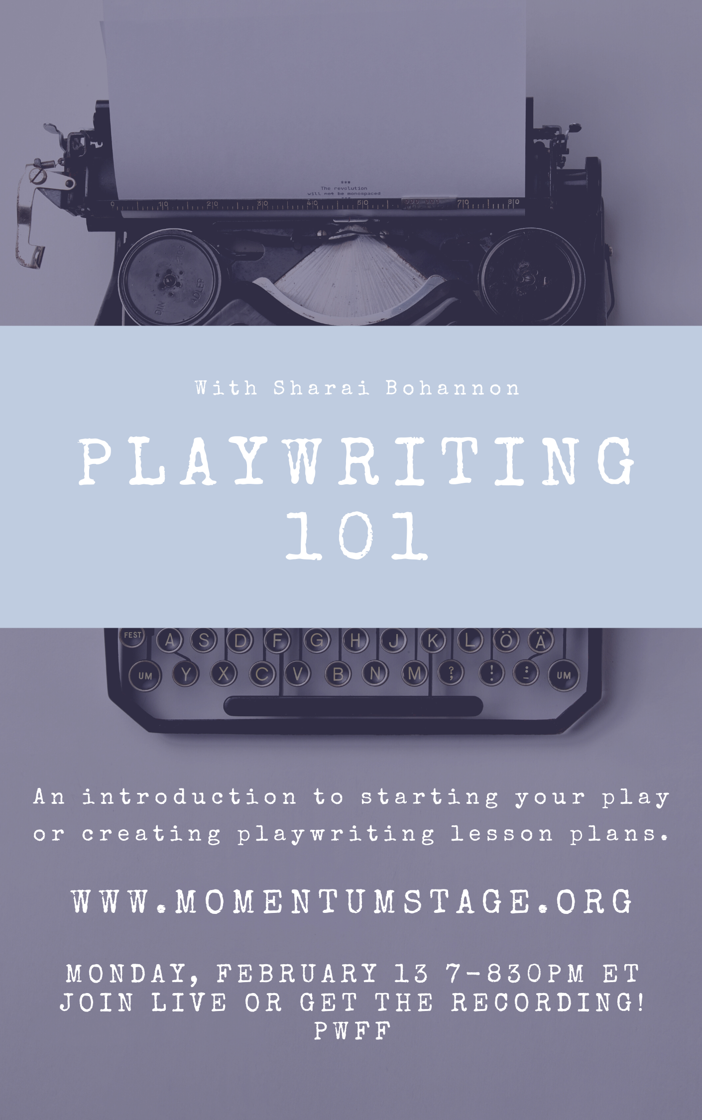 Playwriting 101