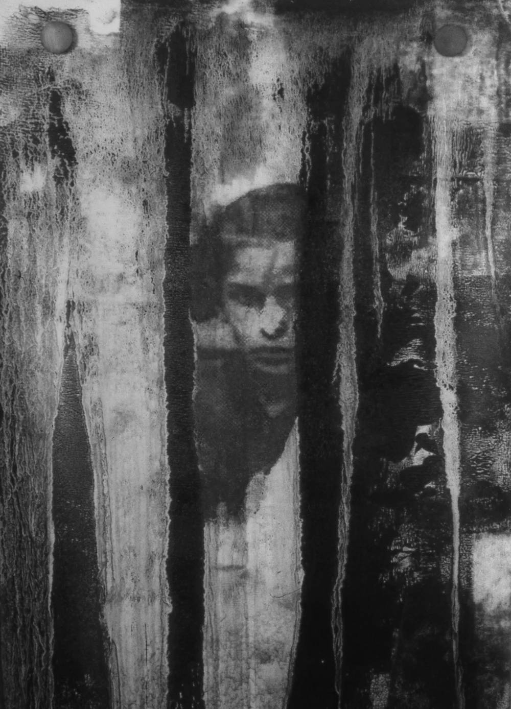   James , 2004 Mixed media on mylar 43.18 x 30.48 cm (17 x 12 in.) 