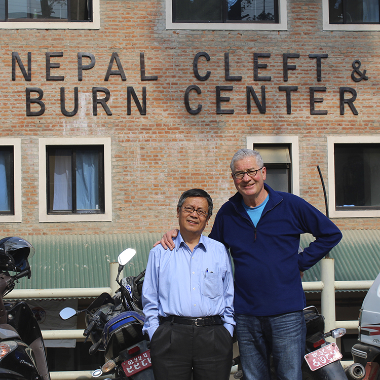 Dr. Shankar Rai and NCBC founder Jim Webber