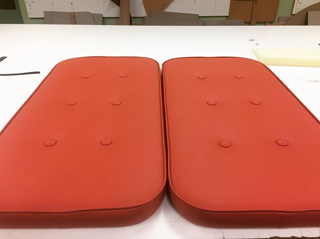 Nice clean upholstery work recently completed for a corporate client.  Need upholstery services? dm us or visit our website for more information in services