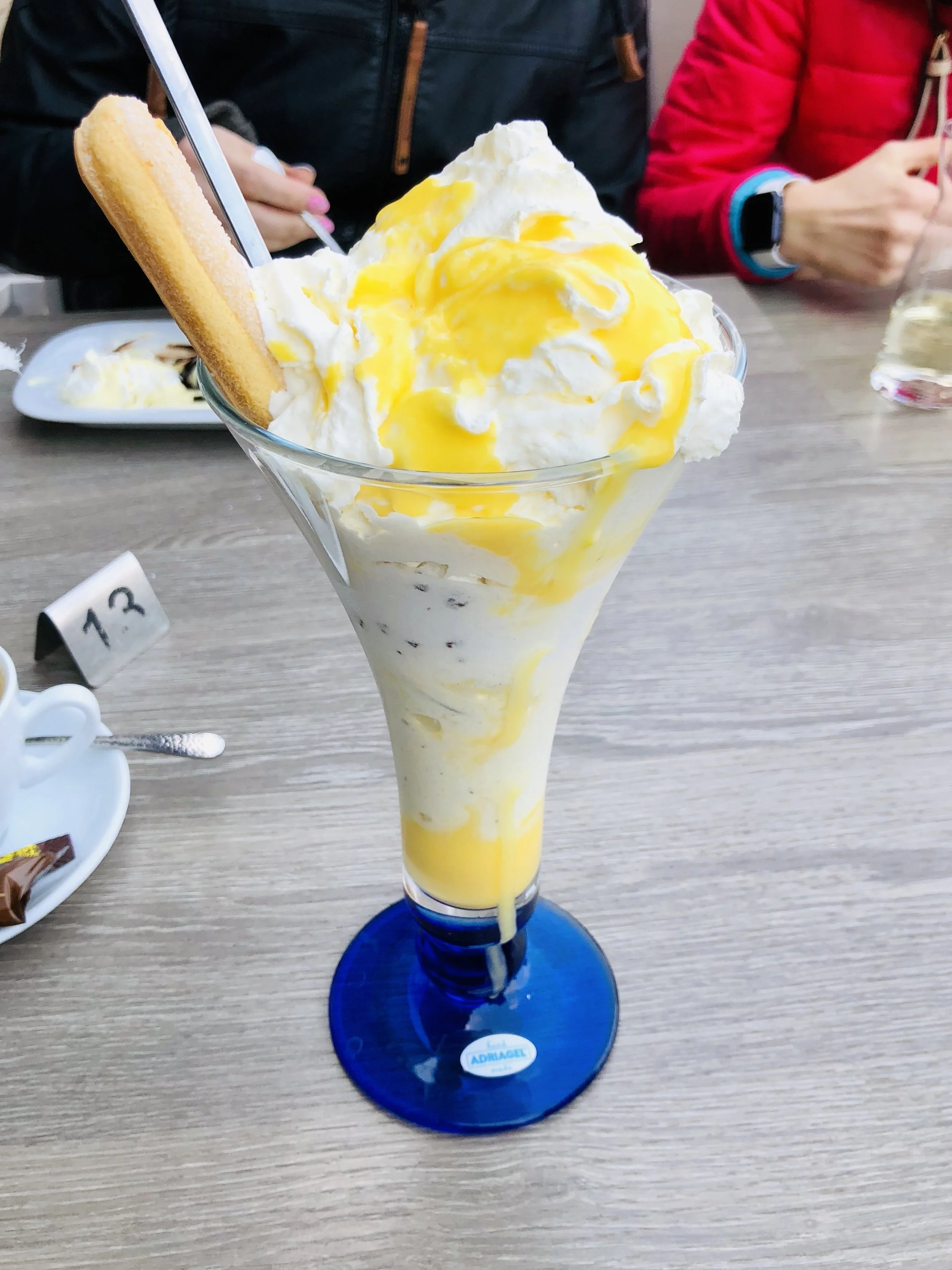 In Germany they have ice cream cafés. They usually open the beginning of May and all they serve are ice cream concoctions. I cannot wait to have an amazing Eisbecher when we are there in June.