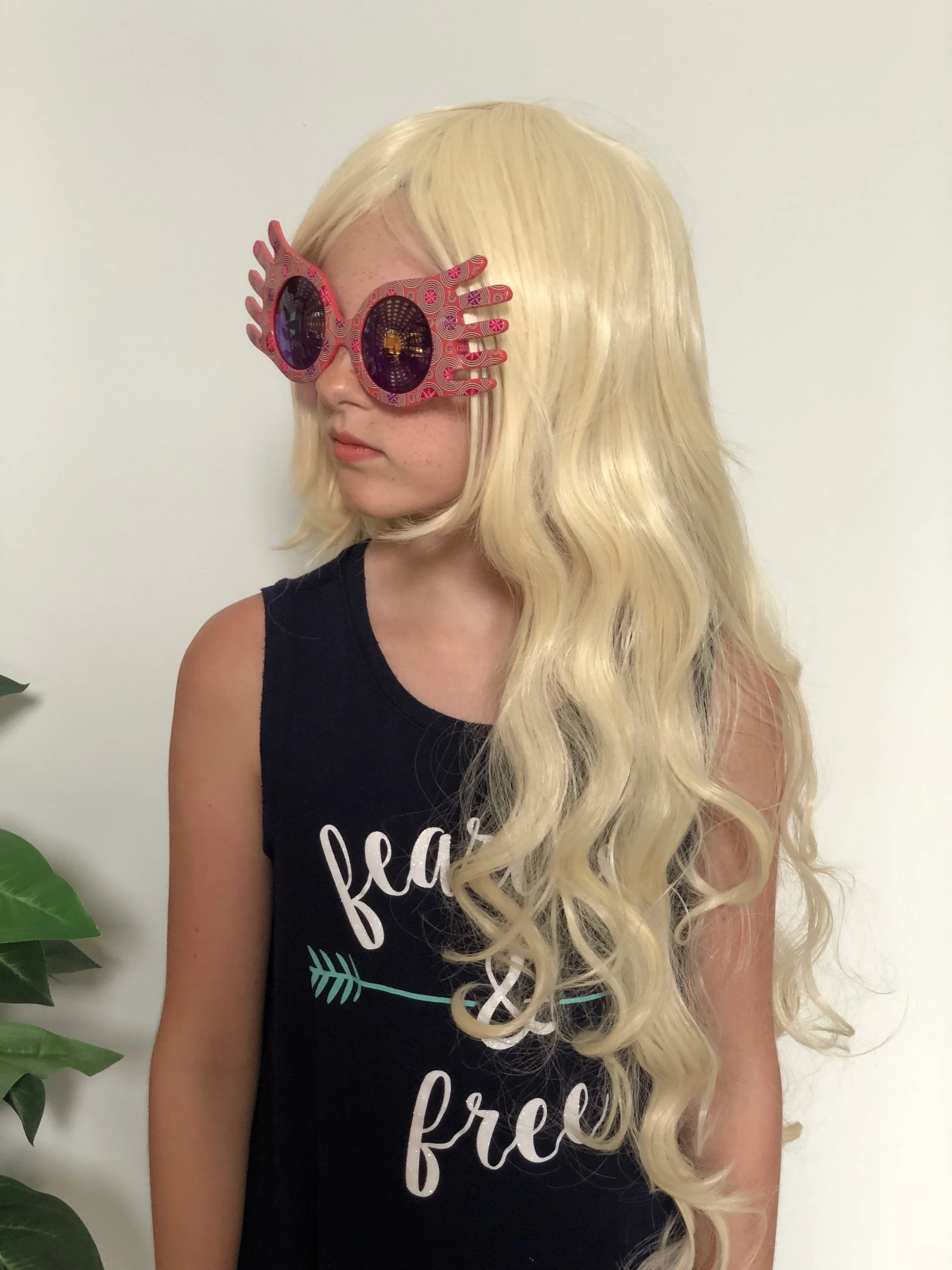 This was a test run. Unfortunately, I don’t have a photo of her in full get-up.