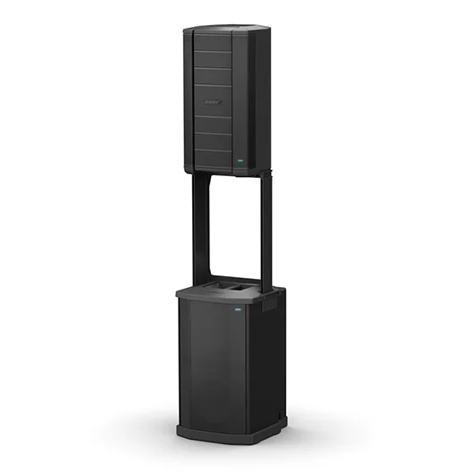 The Bose® F1 Model 812 Flexible Array Loudspeaker is the first powered portable loudspeaker that lets you control its vertical coverage pattern. Simply push or pull the array into position to create “Straight,” “C,” “J” or “Reverse J” coverage patterns. And once set, the system automatically changes the EQ to maintain optimum tonal balance for each coverage pattern. So whether you’re playing at floor level, on a stage, or facing raked seats or bleachers, you can now adapt your PA to match the room $1199.00 Per Speaker