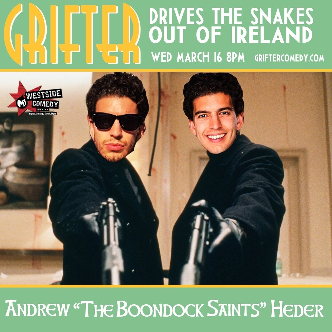 Check out the brains on Andrew at Grifter's next show on Wed, 3/16 at 8pm