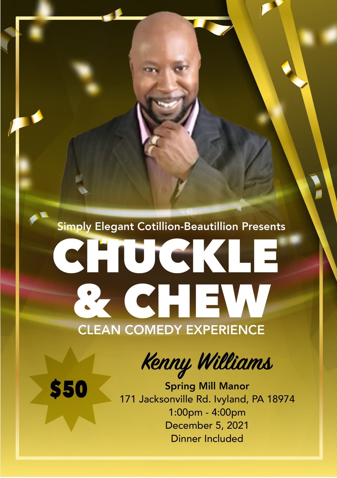 SEBC Chuckle & Chew: Clean Comedy Experience
