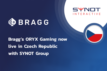 Bragg’s ORYX Gaming now live in Czech Republic with SYNOT Group