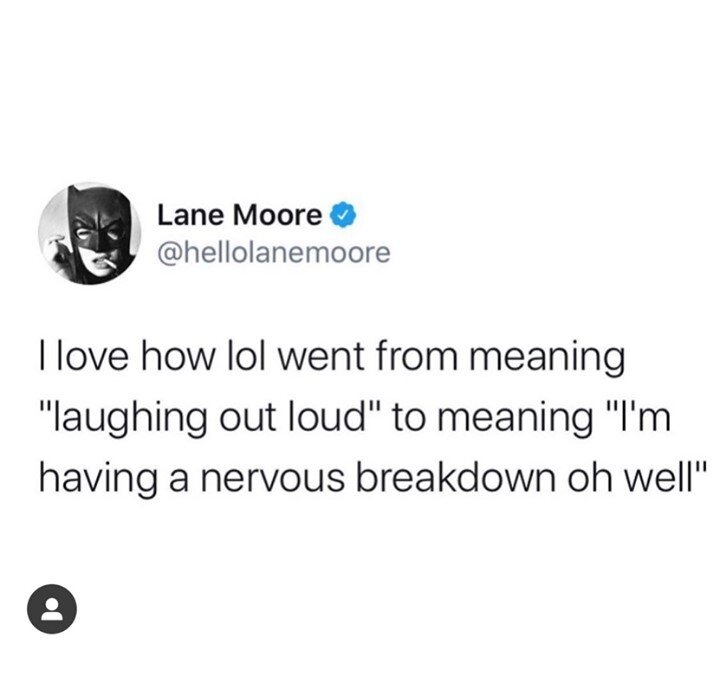 Glad I&rsquo;m not the only one, lol. 😂😭😱 #regram from @hellolanemoore