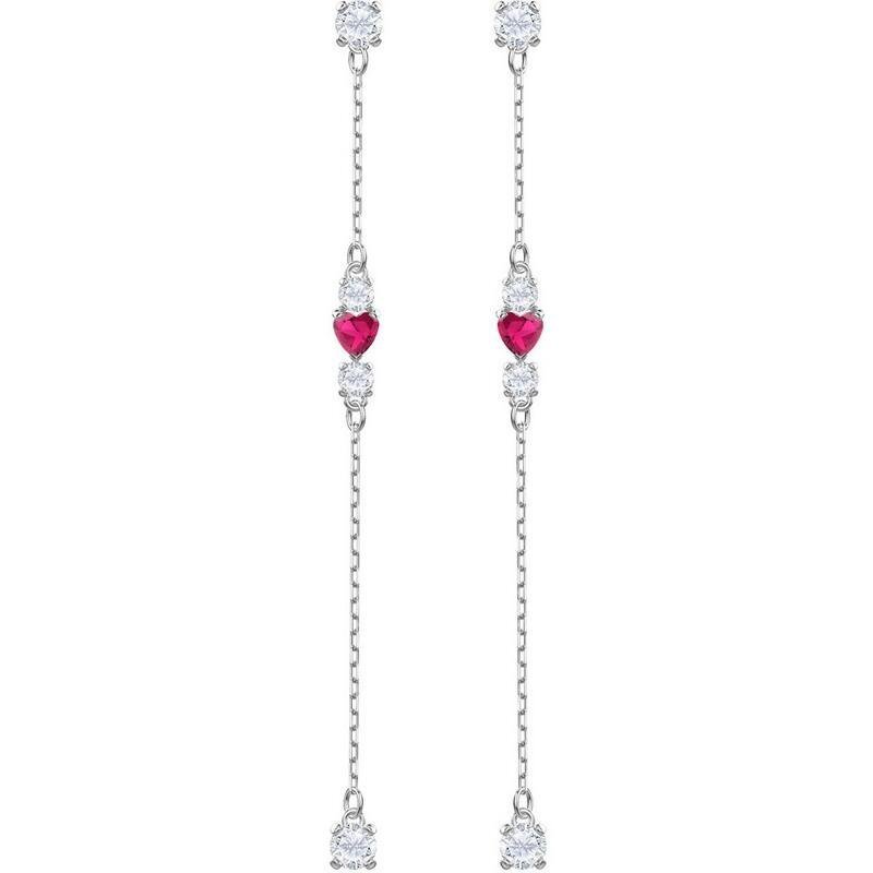 Swarovski Love Pierced Earrings, White 5391764