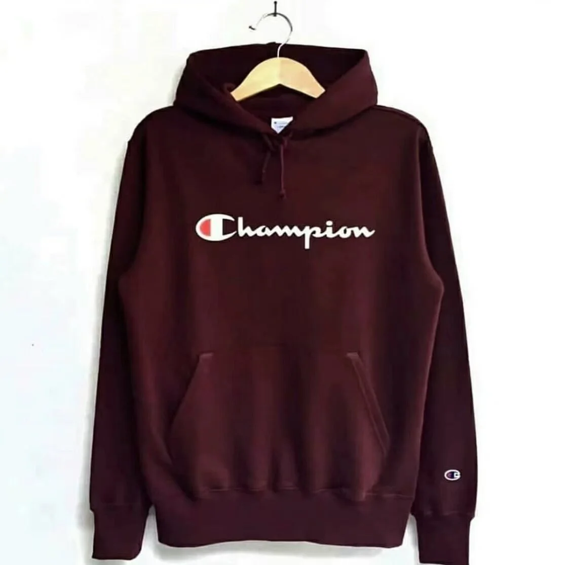 Men's Champion Life Reverse Weave Crew, 3D Floss Stitch Logo