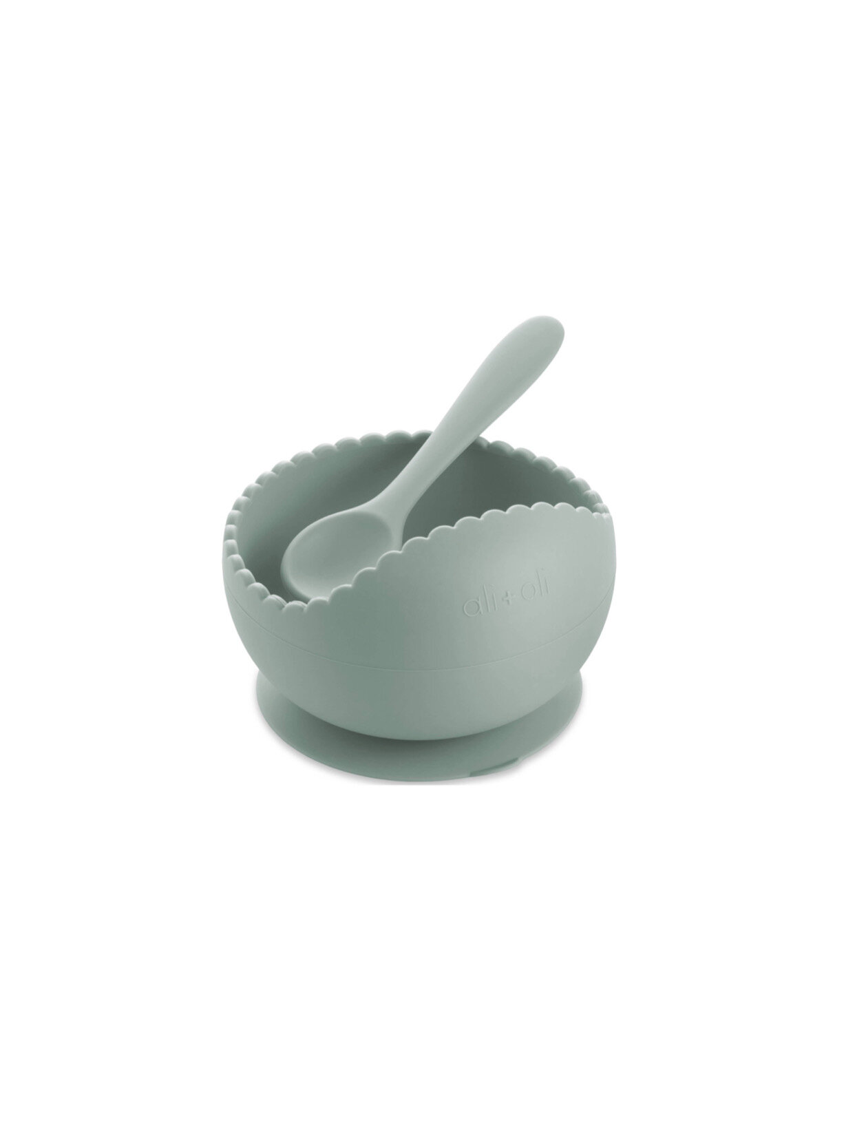 Ali+Oli Silicone Suction Bowl & Spoon Set