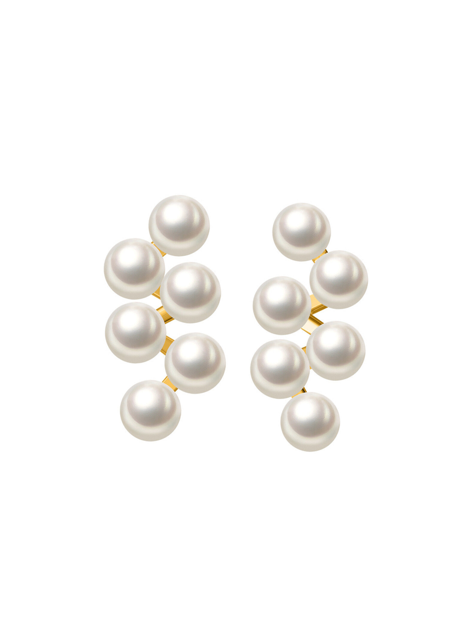 Natural Freshwater Pearl Stud Earrings