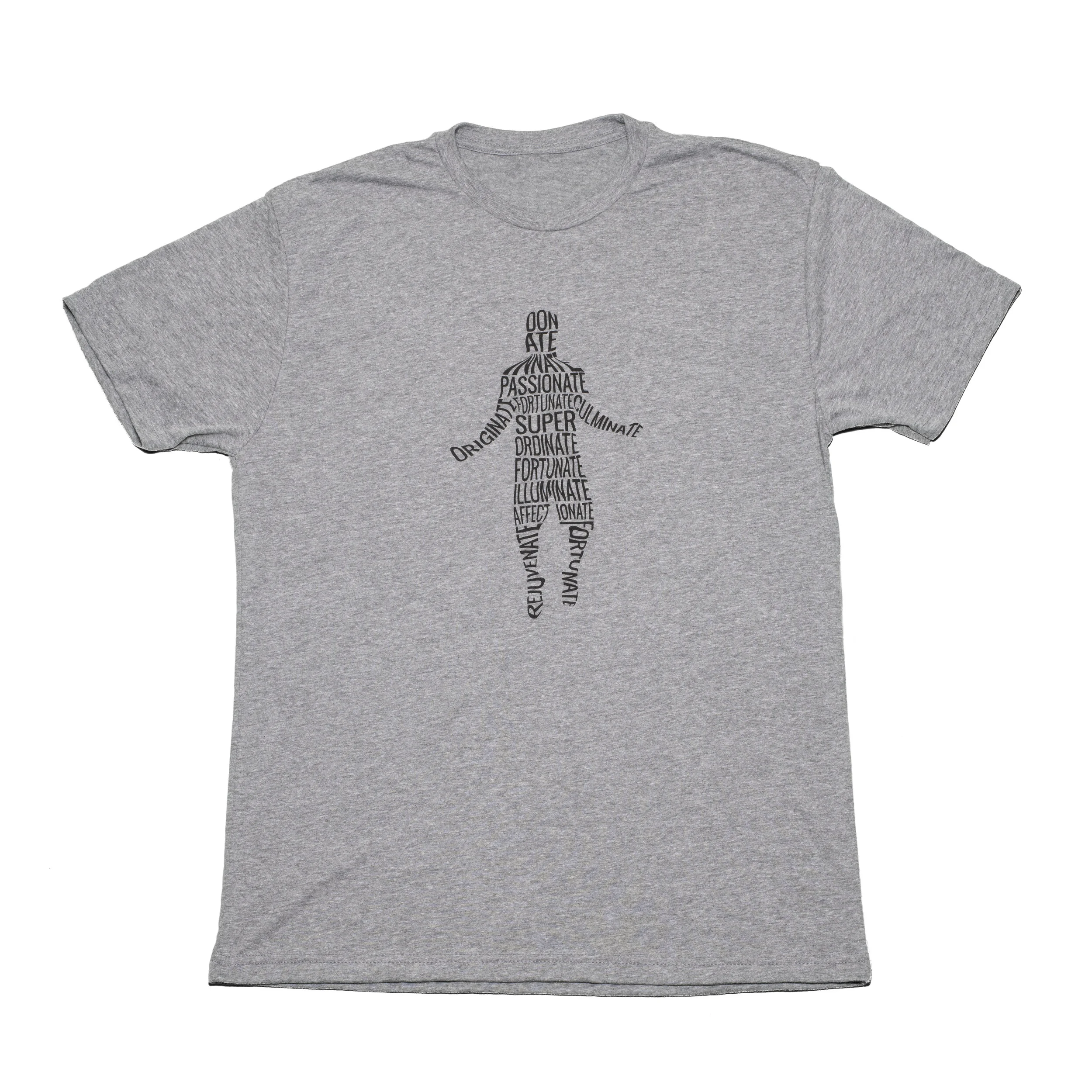 Originate II - Mens Tee - Heather Grey