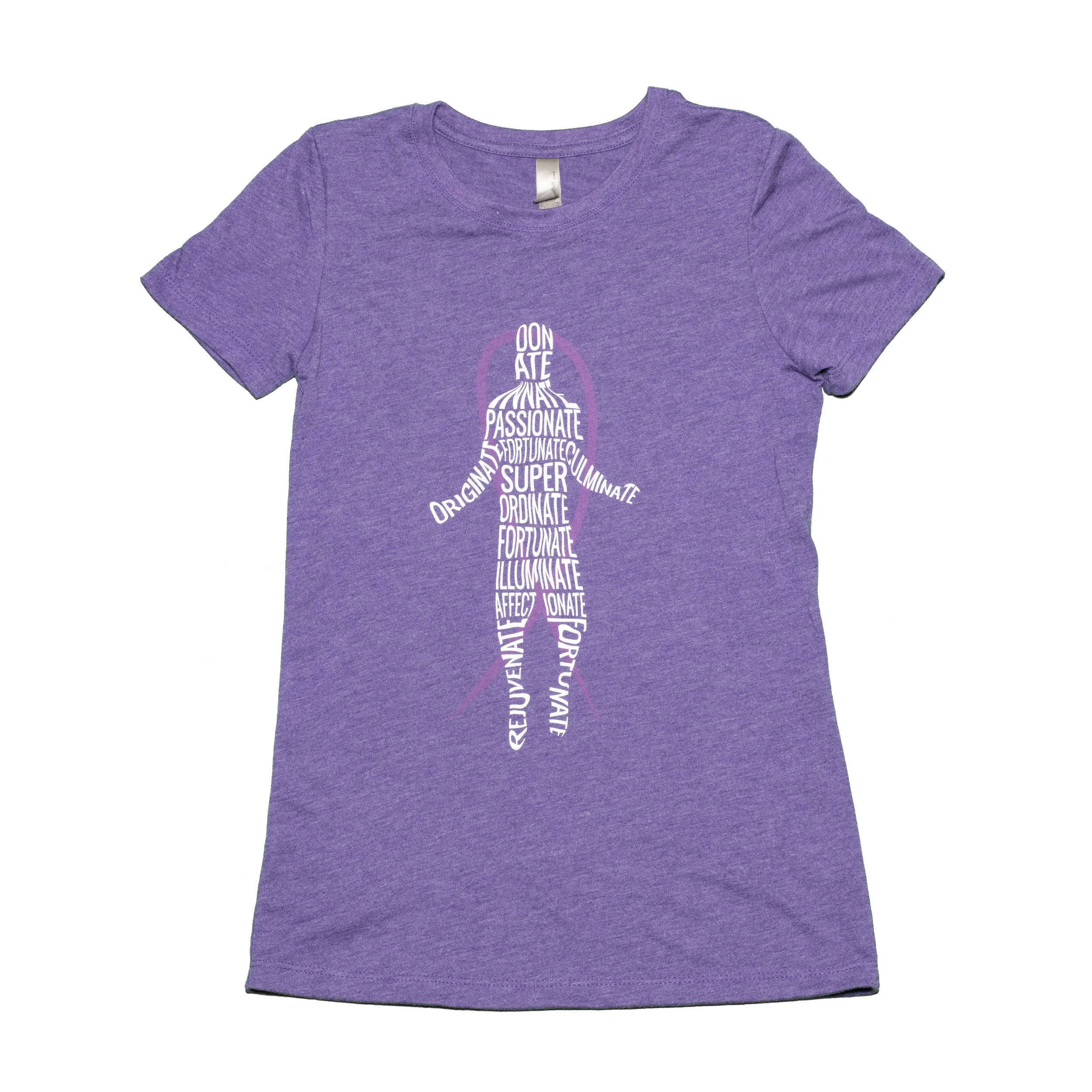 Purple Strong - Women's Tee - Heather Purple