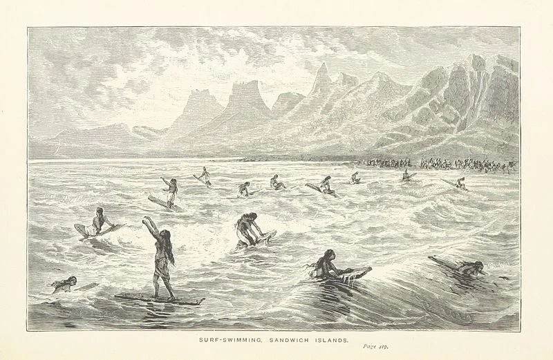 illustration from “Captain Cook’s Voyages round the World” (1897)