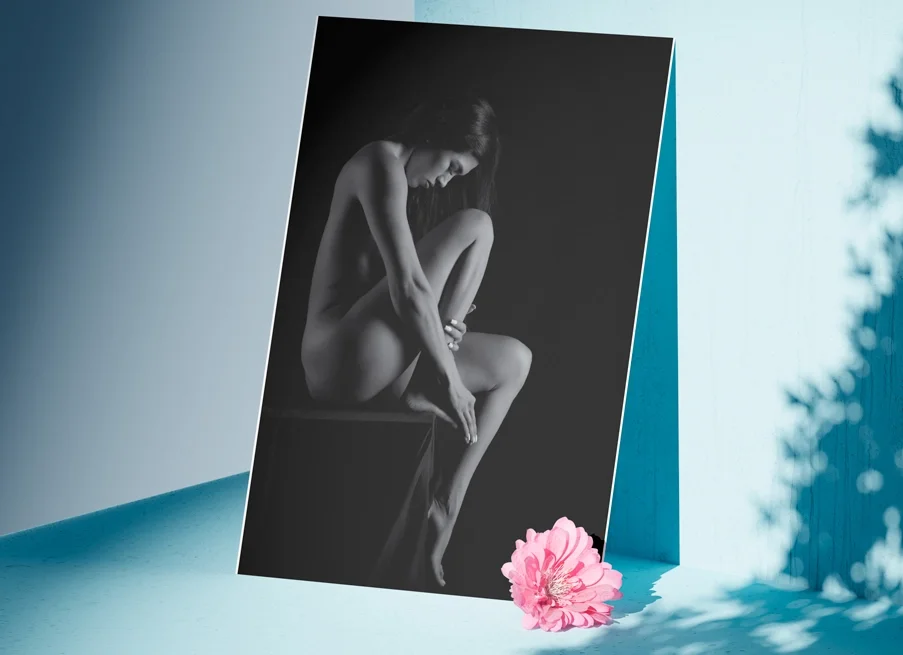impresion-fine-art-pose-sentada