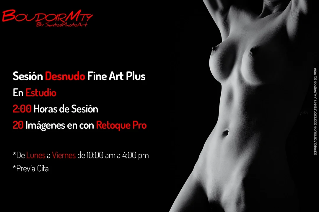 Sesión Desnudo Fine Art Monterrey - Fotografía artística profesional de cuerpo humano