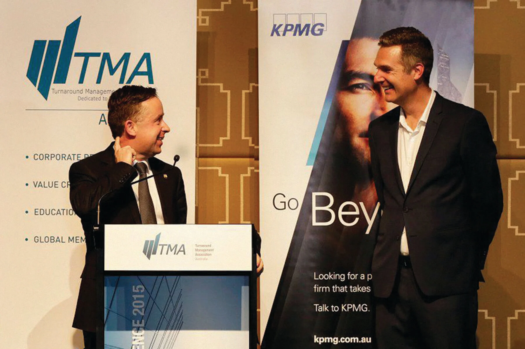 "The way that you brought the evening together with Alan Joyce was superb!"