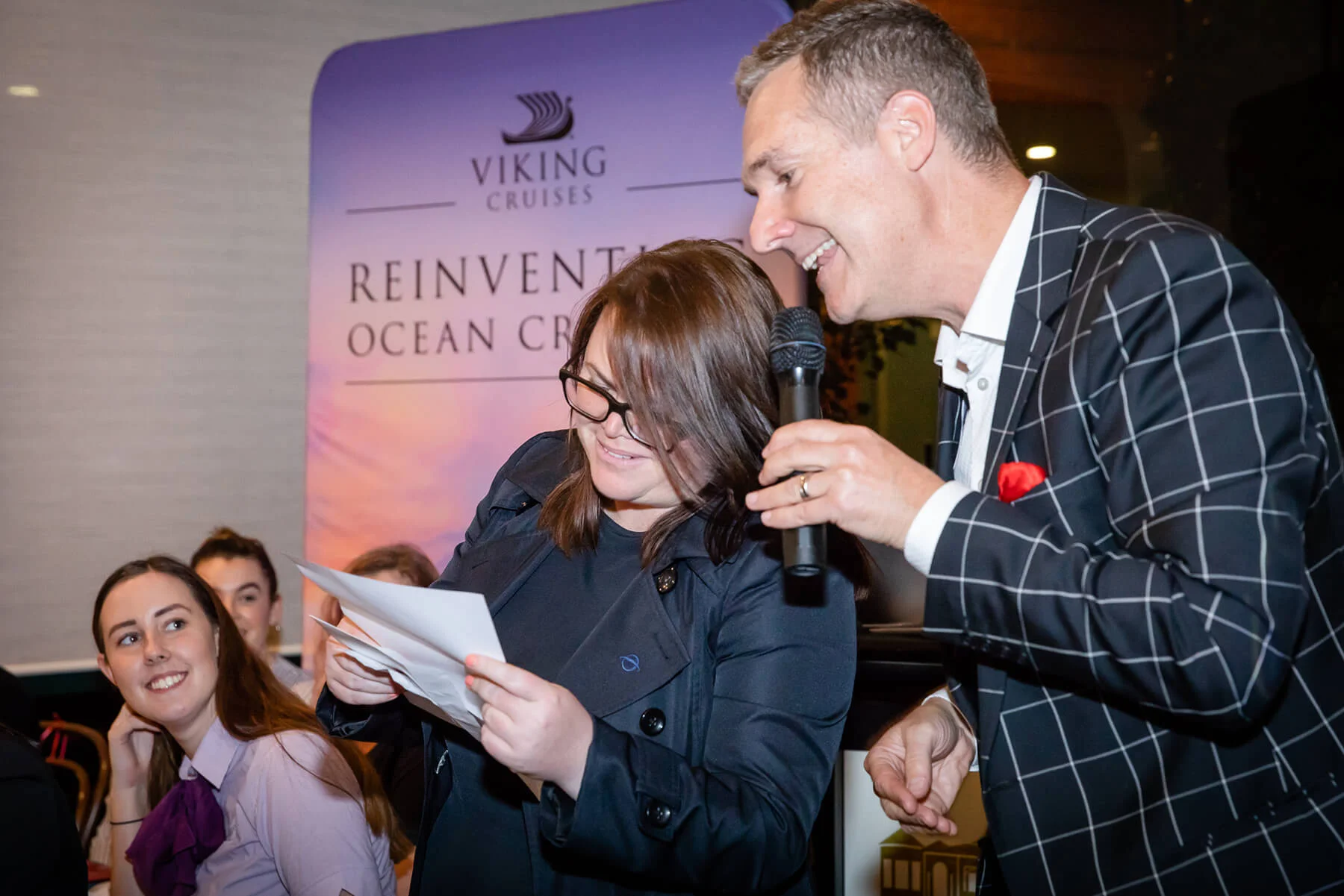 "We couldn’t imagine producing an event without you Andrew - you are a rock star!"