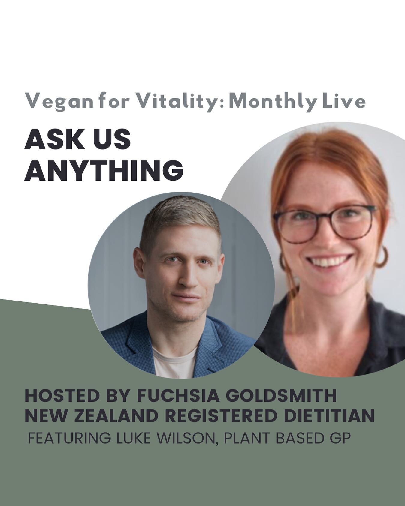 🥁 DRUM ROLL PLEASE 🥁

I am DELIGHTED to announce that that Dr Luke Wilson and I will be doing a monthly live here on Instagram at 2pm on the first Sunday of every month. 🗓

Some of you may be familiar with Luke from our recent conversation about V