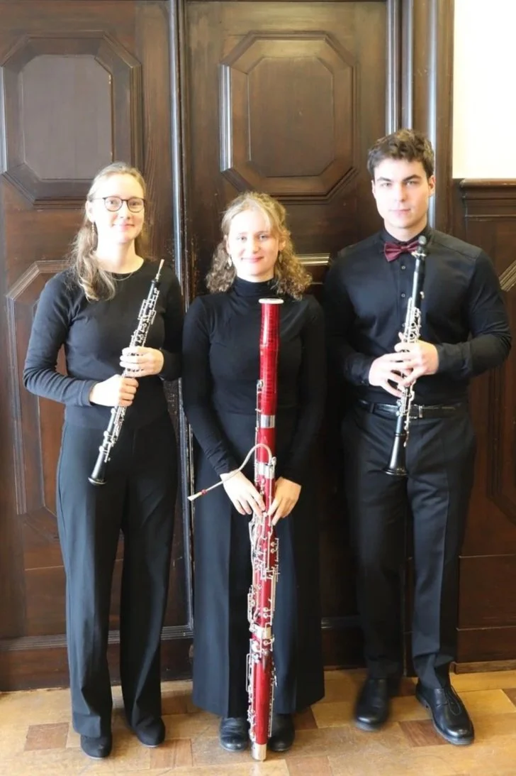  Trio D’Anches - Klara Gehrig (Oboe), Maren Hahn (Fagott), Mihai Goncearuc (Klarinette) 