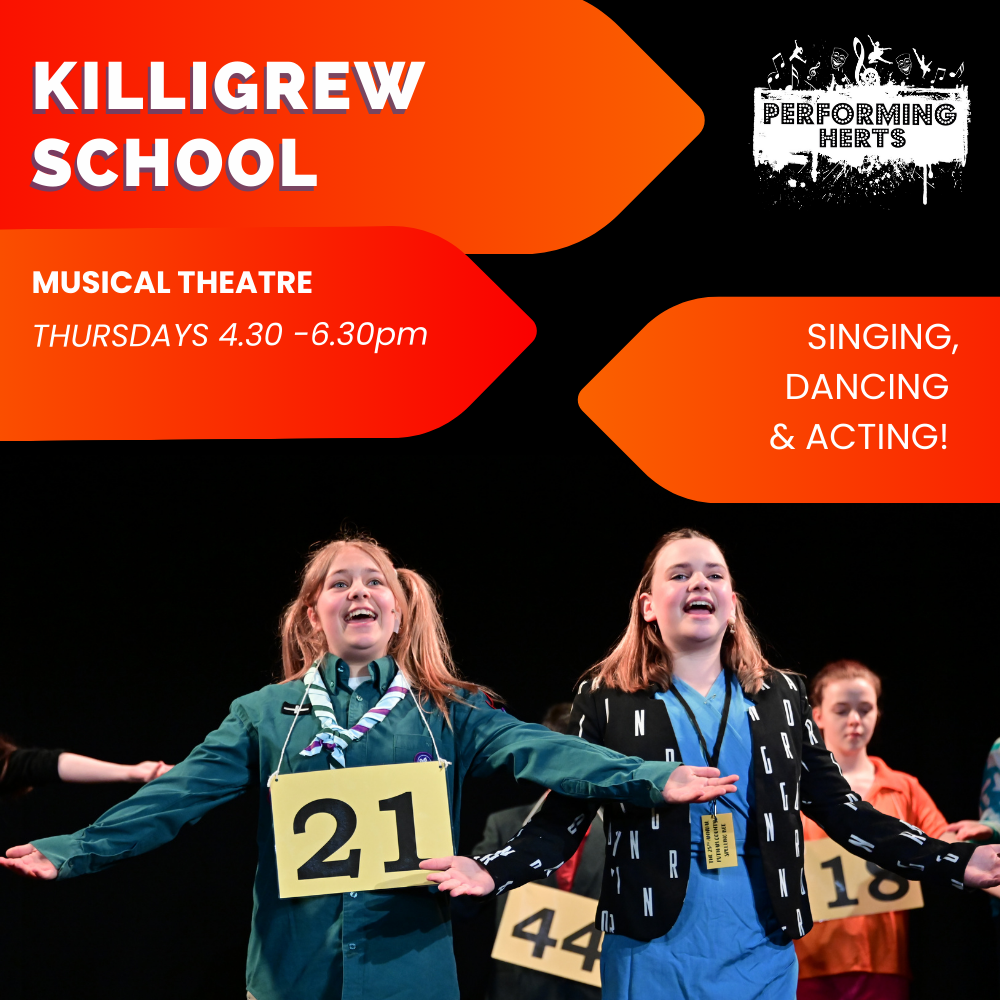 Killigrew - MUSICAL THEATRE, R to Yr10 Thursdays 4.30-6.30pm, Spring 2026