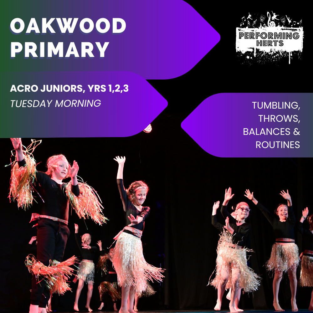 Oakwood - ACRO Juniors- Yrs 1 2 3 - Tuesday Morning Spring 2026