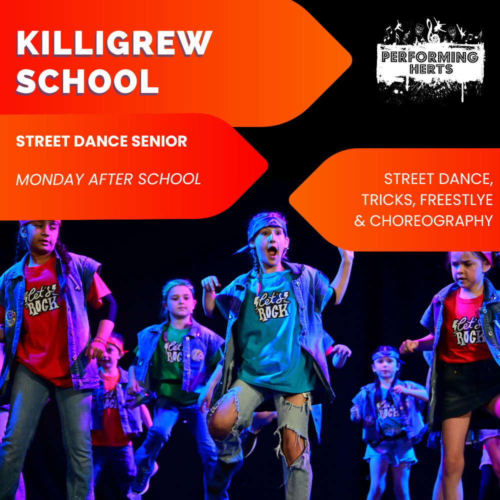 Killigrew - STREET DANCE SENIOR, Mondays, Spring 2026