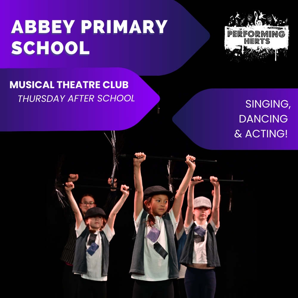 Abbey Primary - SING, DANCE, ACT! Thursdays, Spring 2026