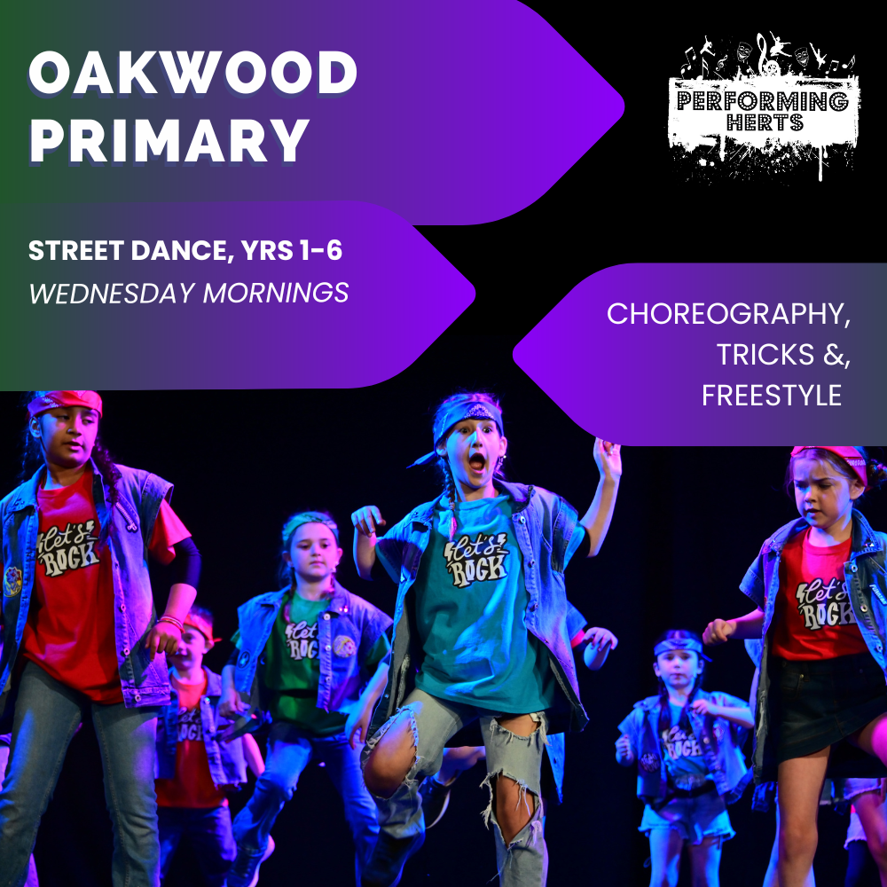 Oakwood Street Dance- Yrs 1-6- Wed Morning Spring 2026