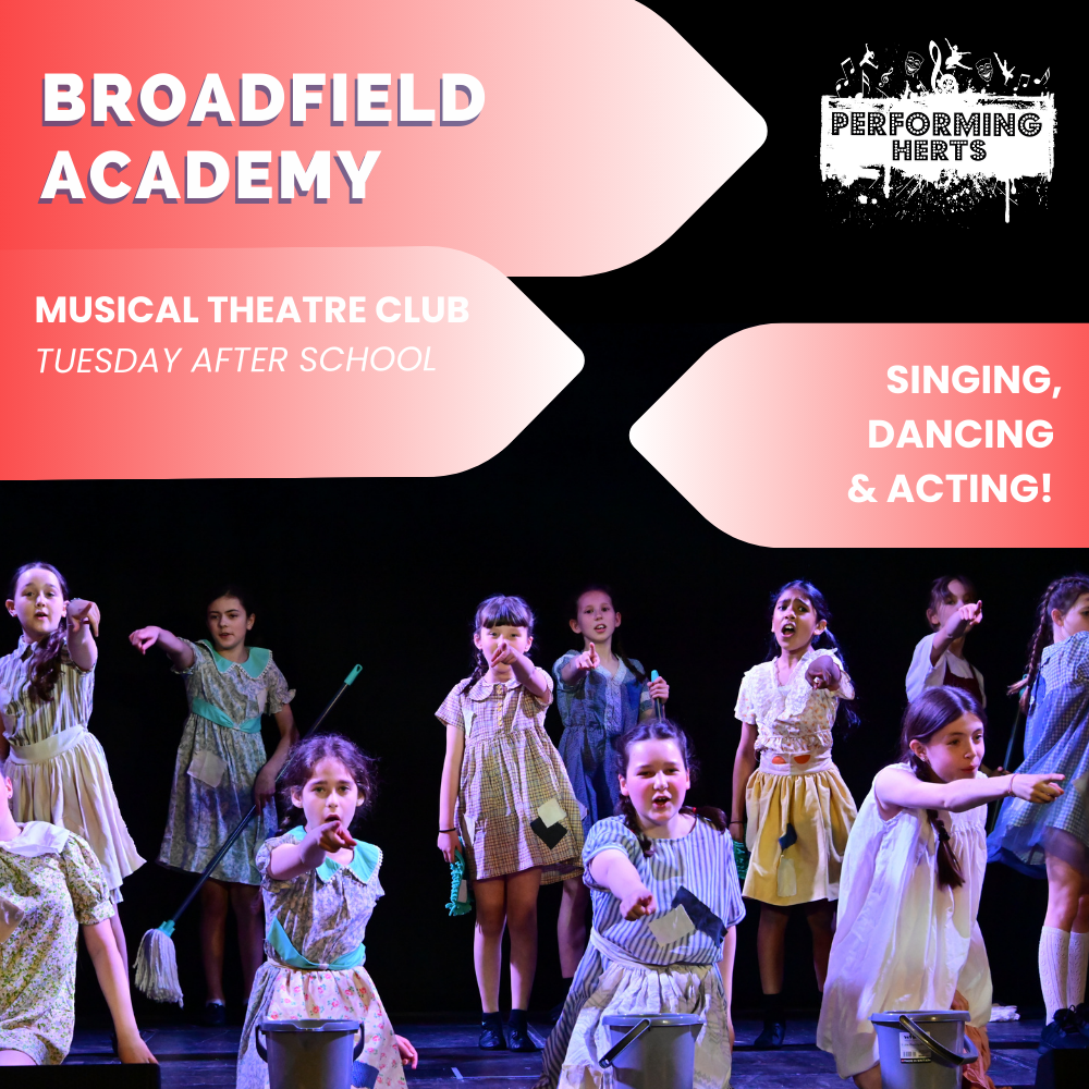 Broadfield Academy - Musical Theatre on Tuesdays! Autumn 2026 ...