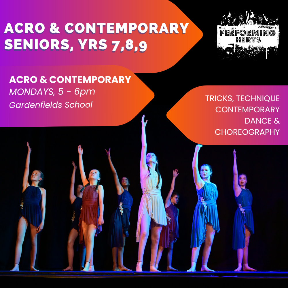 Acro and Contemporary- Seniors Years 7 8 and 9- Mon Eve - Spring 2026