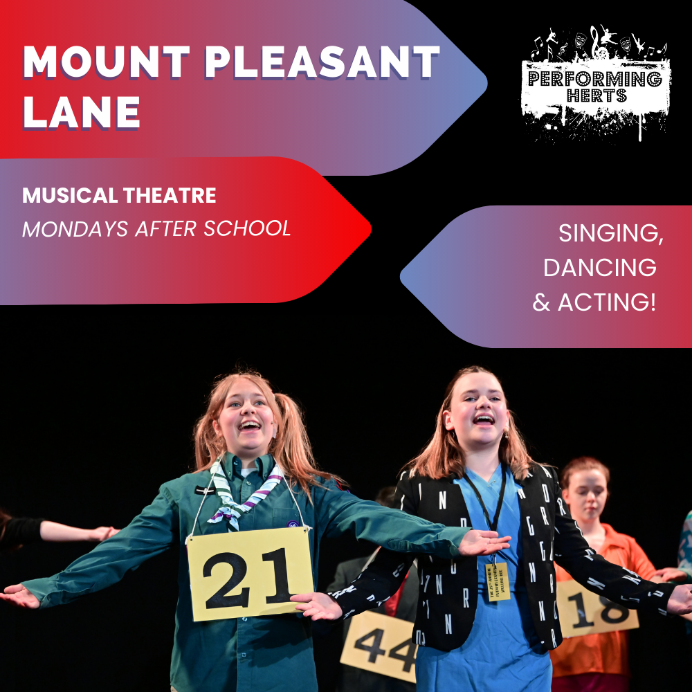 Mount Pleasant Lane - MUSICAL THEATRE Mondays ALL YEARS SPRING 2026