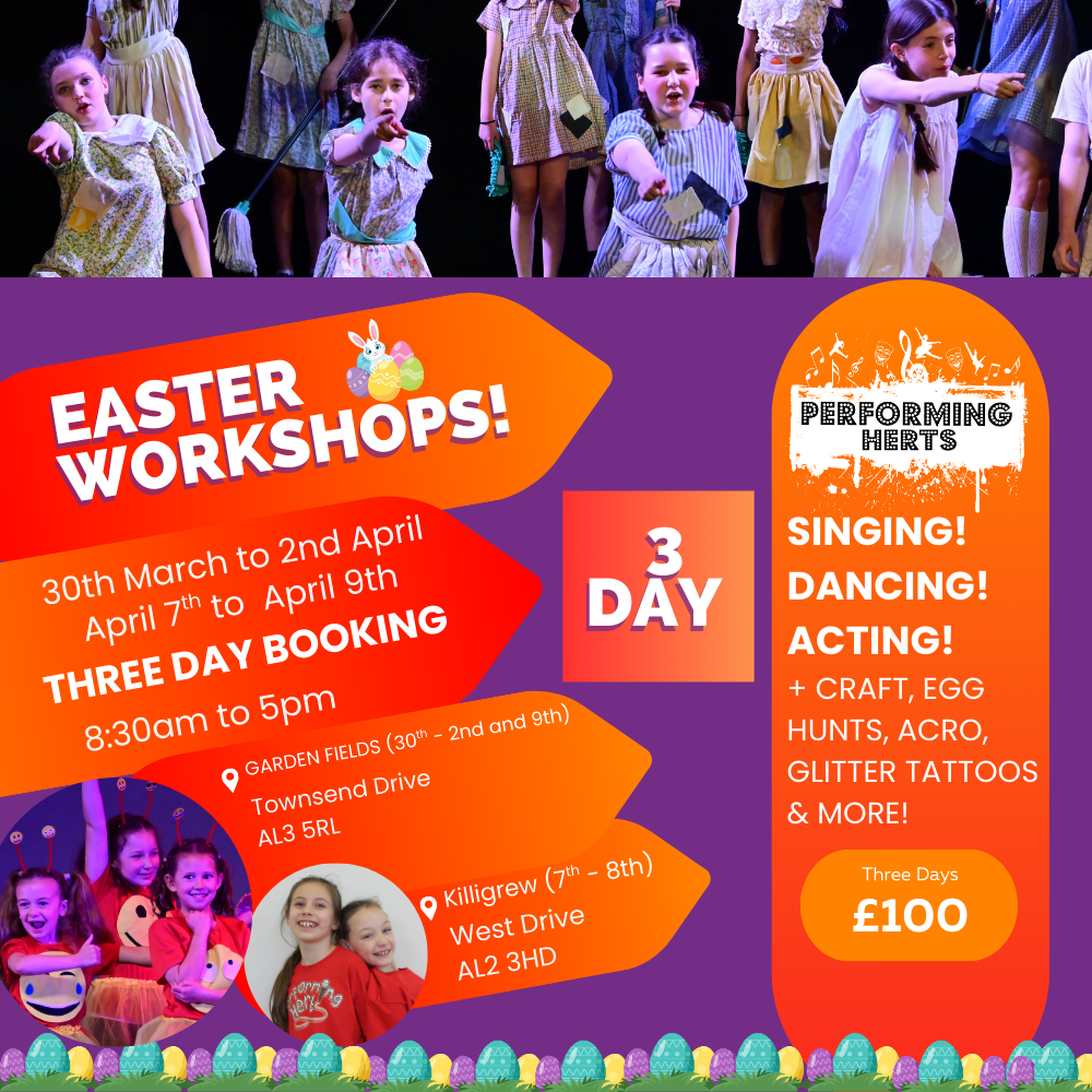 Easter Holiday Workshop- THREE DAY BOOKING