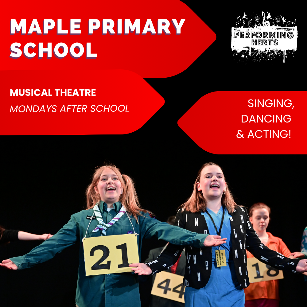 Maple - MUSICAL THEATRE, Mondays, Spring Term 2026