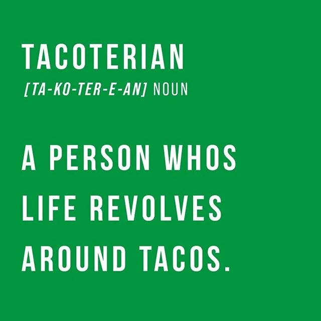 Happy Taco Tuesday to all the Tacoterians out there! 😍 This is your day today! ⁠
⁠
Today ALL tacos are 8 Euro per serving 😋⁠
⁠
See you tonight!