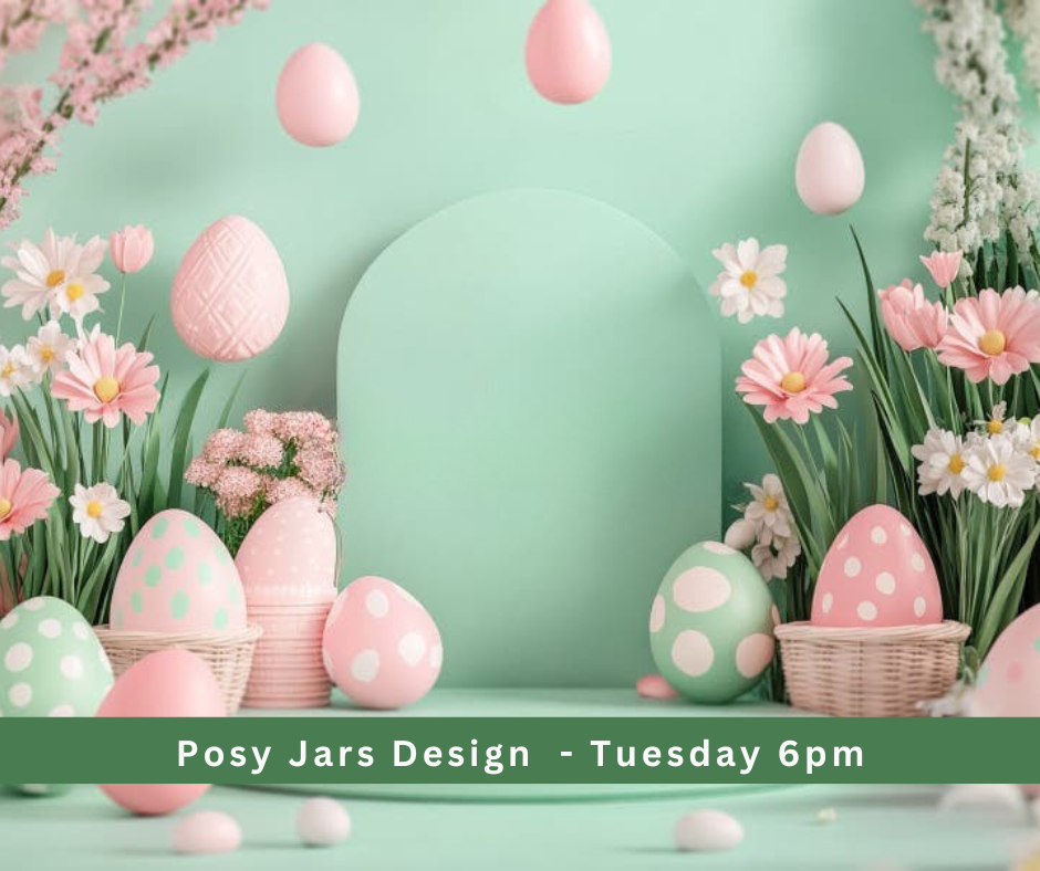 [SEED] POSY JARS 31st March -  BEGINNER FRIENDLY