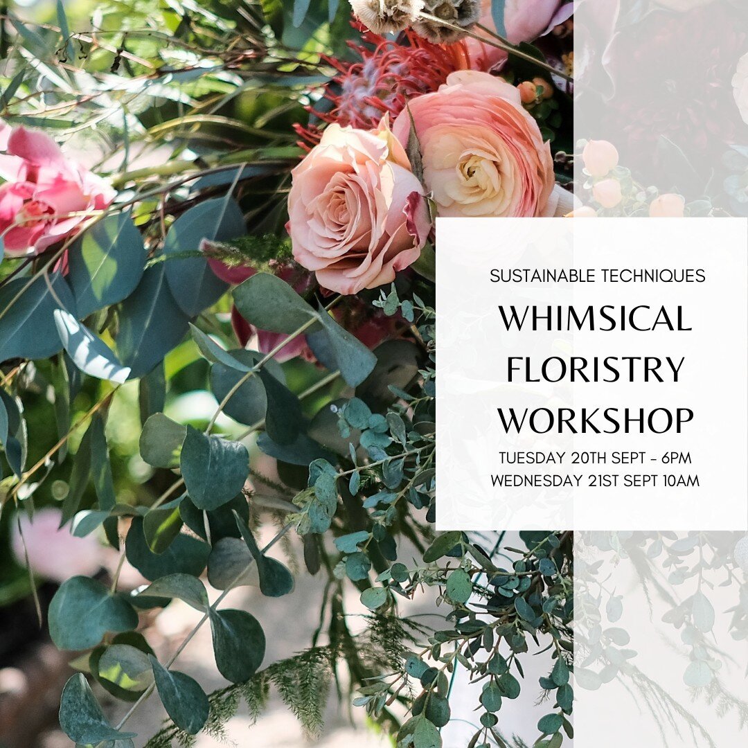 Never stop learning. That's what I always say. And it's especially true when it comes to something as beautiful and ever-changing as flowers.

That's why I'm excited to offer this 2-hour workshop on sustainable floral design techniques using locally-