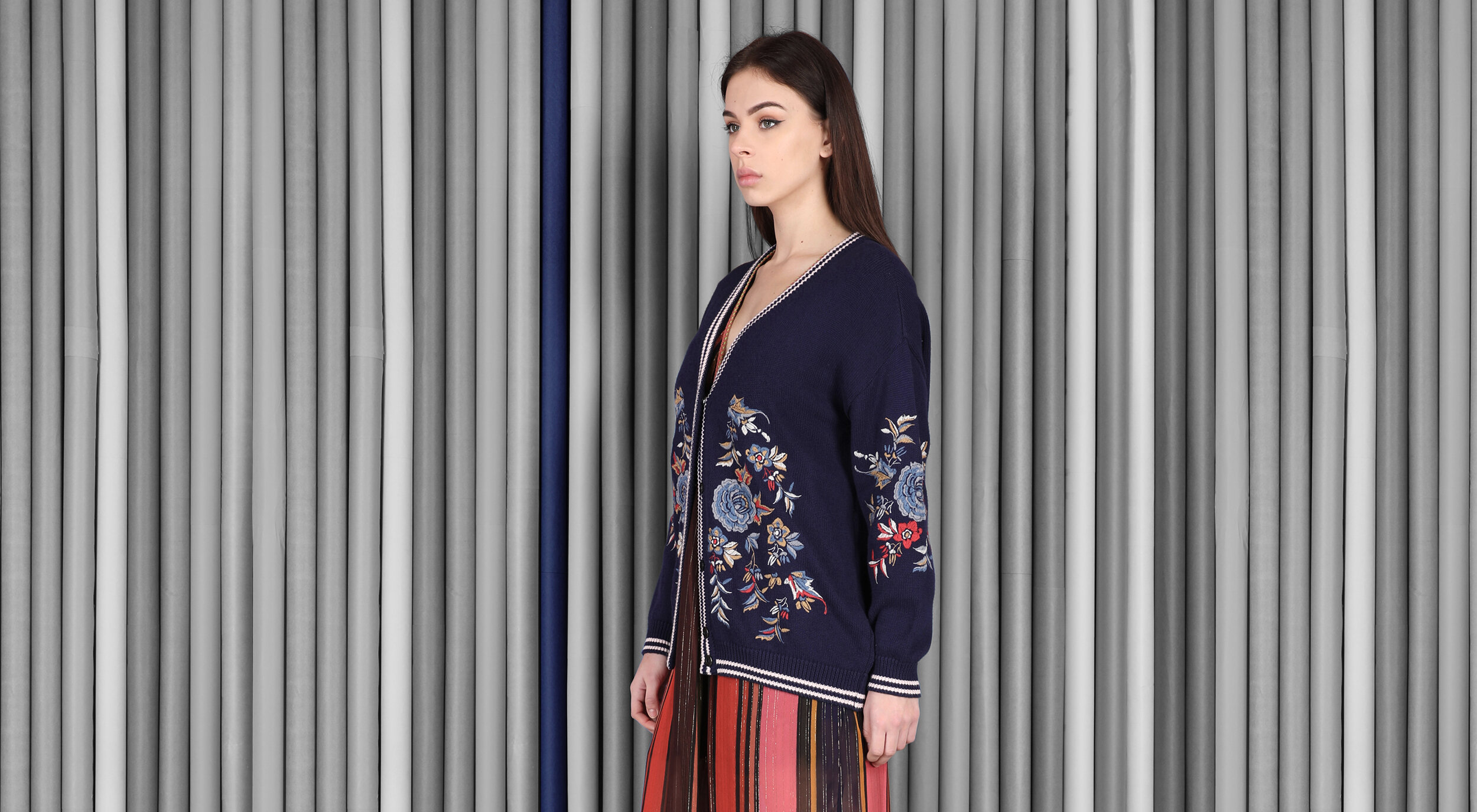  22994 GITANA CARDIGAN NAVY 