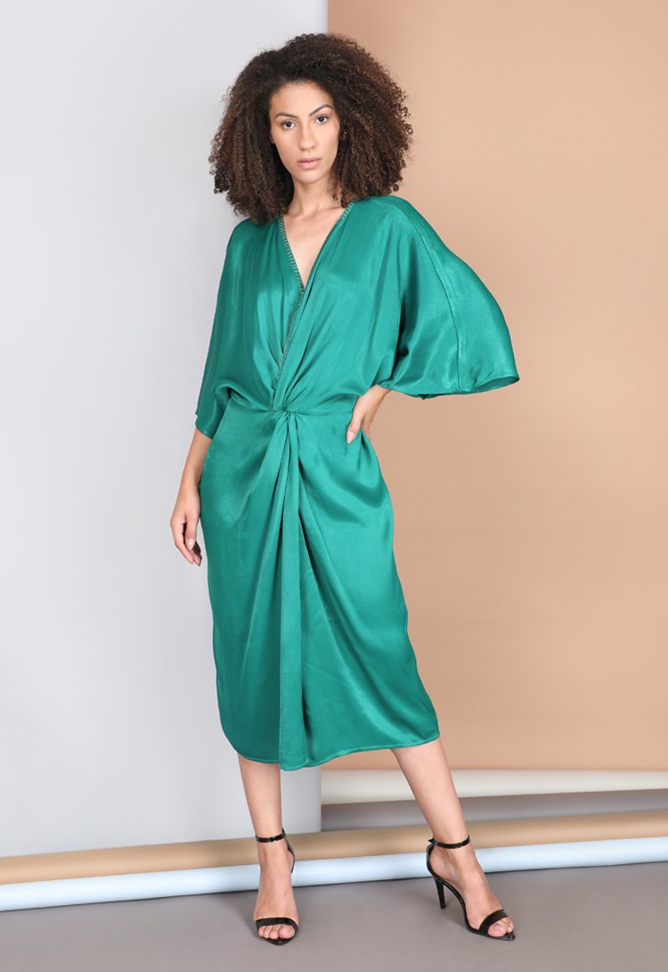  401735  ARIYAH DRESS CHAPPLE GREEN   