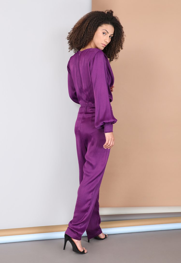 61473 MORARIU JUMPSUIT AUBERGINE