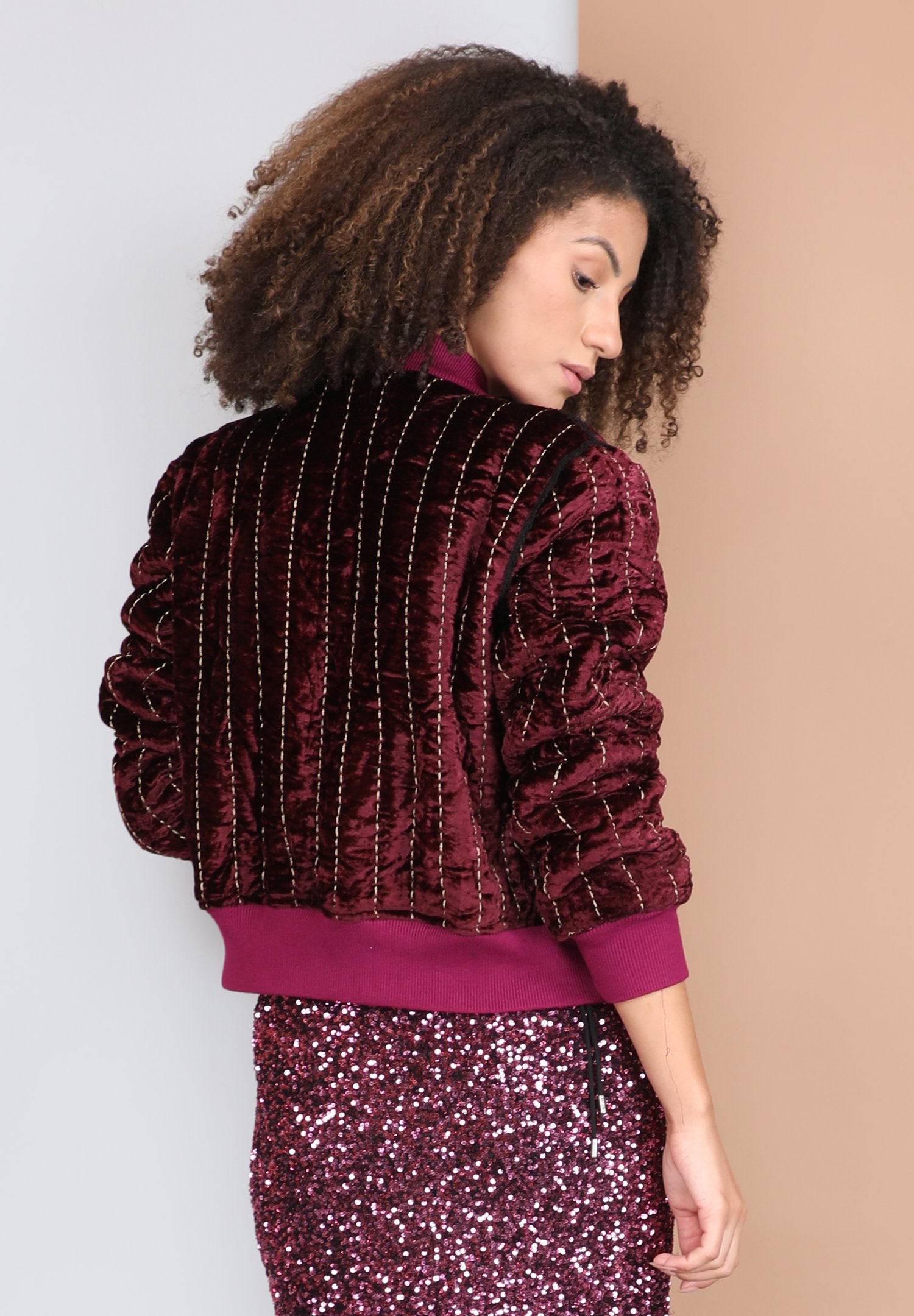 71024 AEMILIA JACKET RASPBERRY WINE