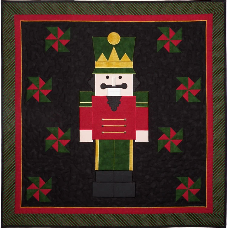 custom nutcracker quilt by Whimzie Quiltz and More