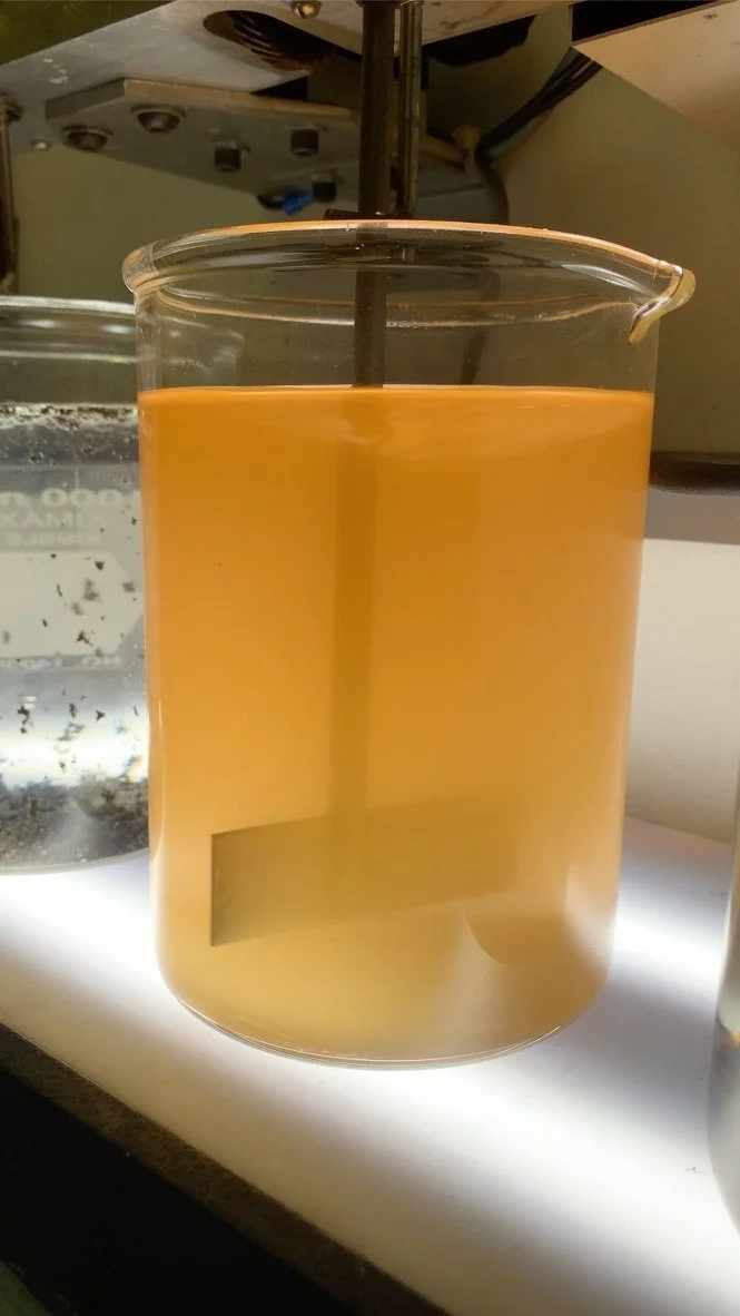 Fracking wastewater before chemical treatment by Watermen