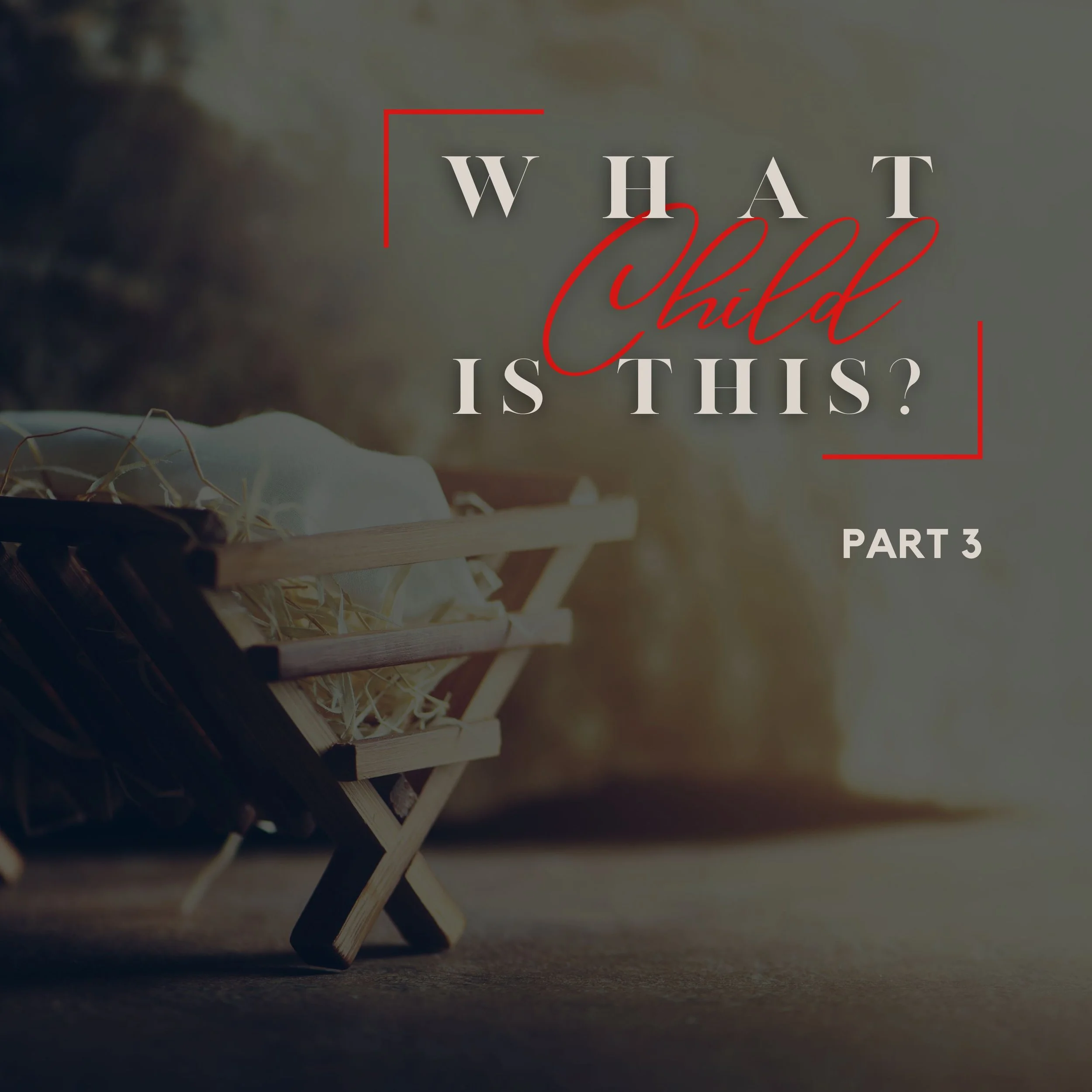 WHAT CHILD IS THIS: A Savior Born For You