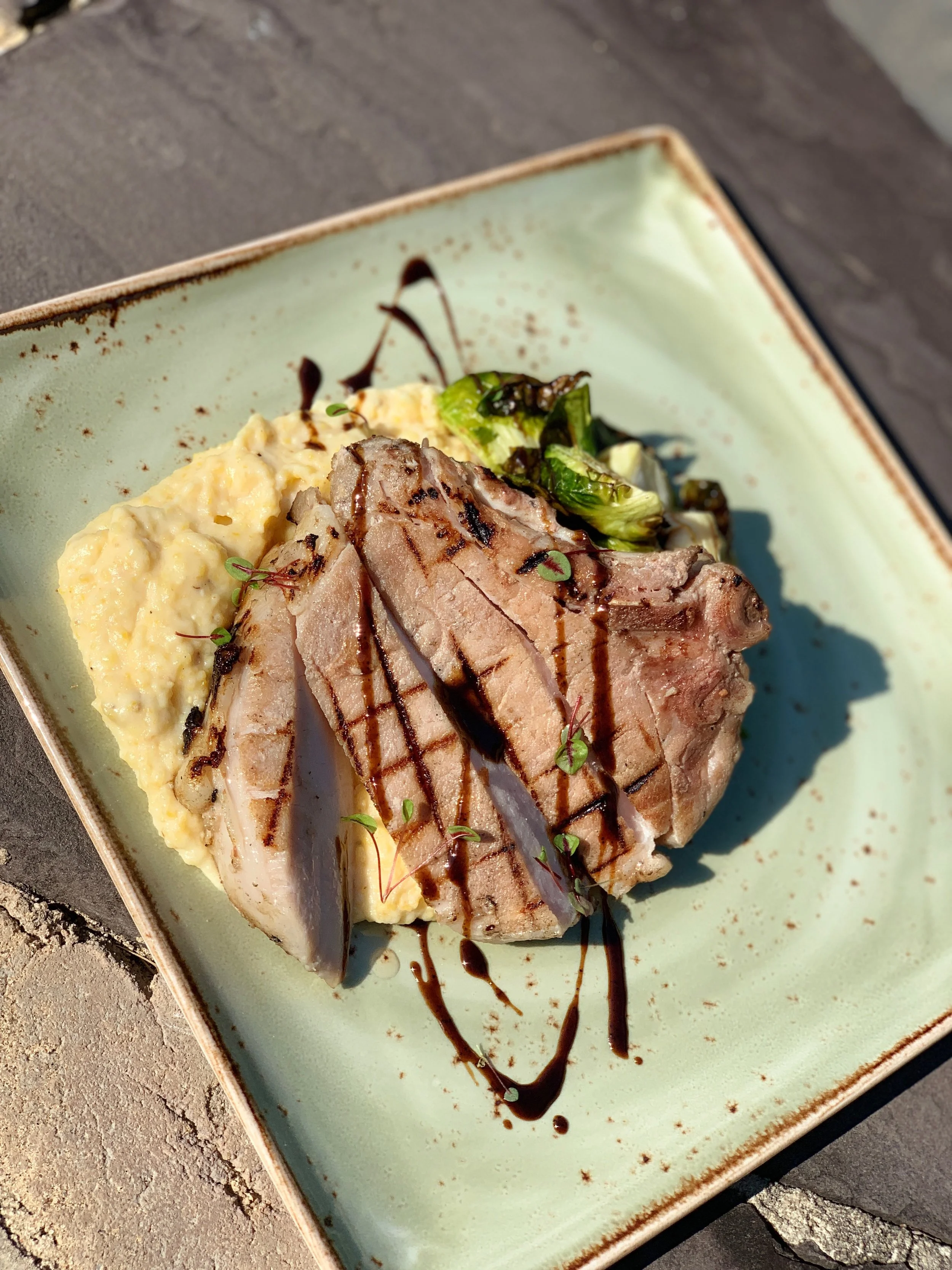 RECIPE: CHEF ANDREW'S GLAZED PORK CHOPS