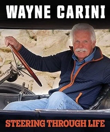 @waynecariniofficial will be at #ACMW2025 signing copies of his book, &ldquo;Steering Through Life&rdquo; at the Gathering tomorrow, AND on Saturday in the @tennishallofame following the Autograph Signing! 📖✍️
&bull;
&bull;
#audrainconcours #ACMW202