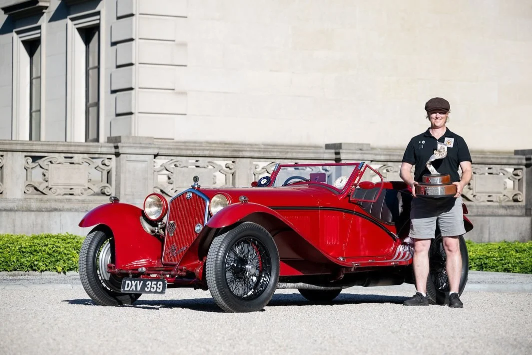 Congratulations to the 2025 Audrain Newport Concours d&rsquo;Elegance presented by @alangesoehne Best of Show Award Recipient: 🏆 The extraordinary 1933 Alfa Romeo 8C 2300 Rimoldi Corto Spyder owned by Mr. Alex MacAllister

📸: @shootfordetails 
&bul