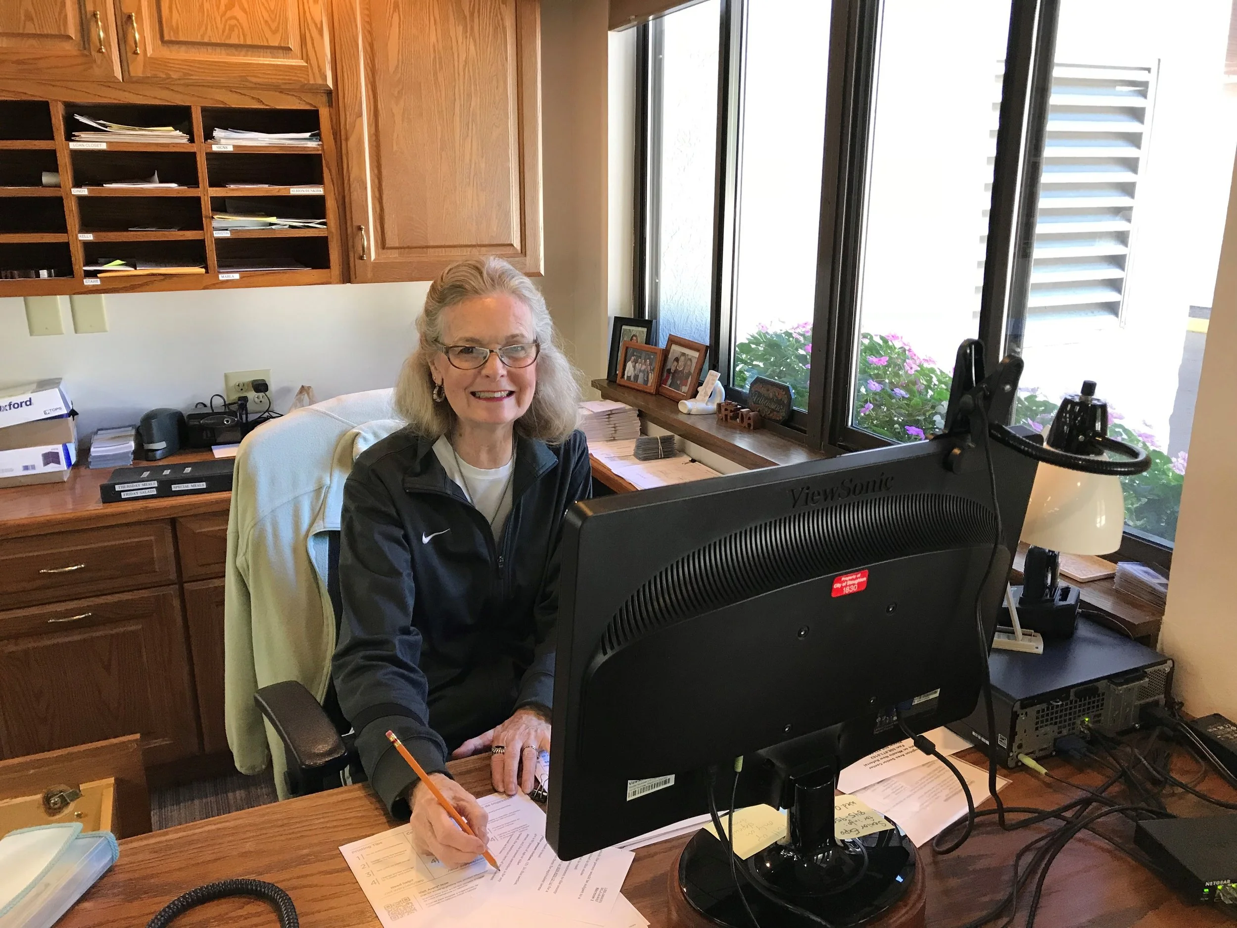 “I volunteer at the Senior Center because I believe it provides a very valuable service to seniors in our community. I also enjoy the interaction with other members and volunteers.” -Rhona