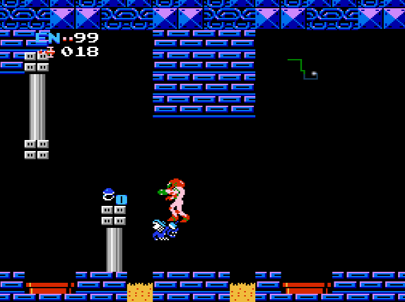A shiny blue ring.