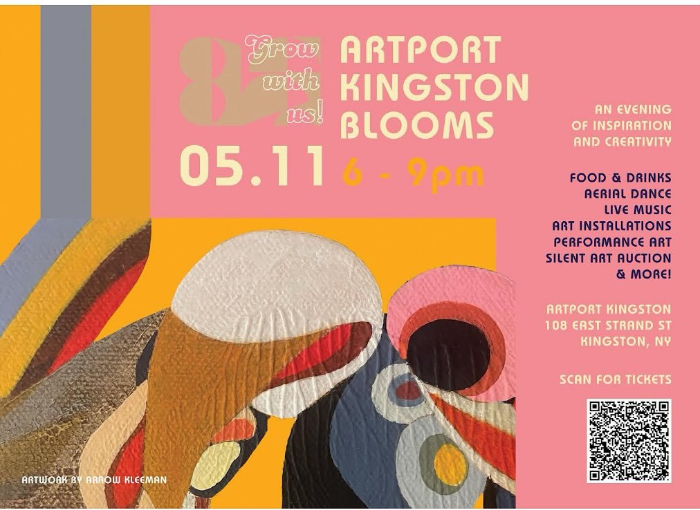 Super excited to share: 
@artportkingston Artport Kingston is BLOOMING!&hellip;into a Non-Profit Arts Organization. Please join us to celebrate with a festive evening of art + play!

#food #drink #aerialdance #artinstallations #performanceart #silent